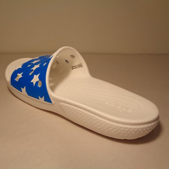 Crocs Size 7 CLASSIC AMERICAN FLAG SLIDE New Shoes main image 11